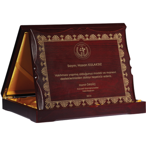 Ahşap Plaket