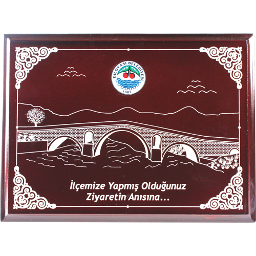 MDF-01 Ahşap Plaket